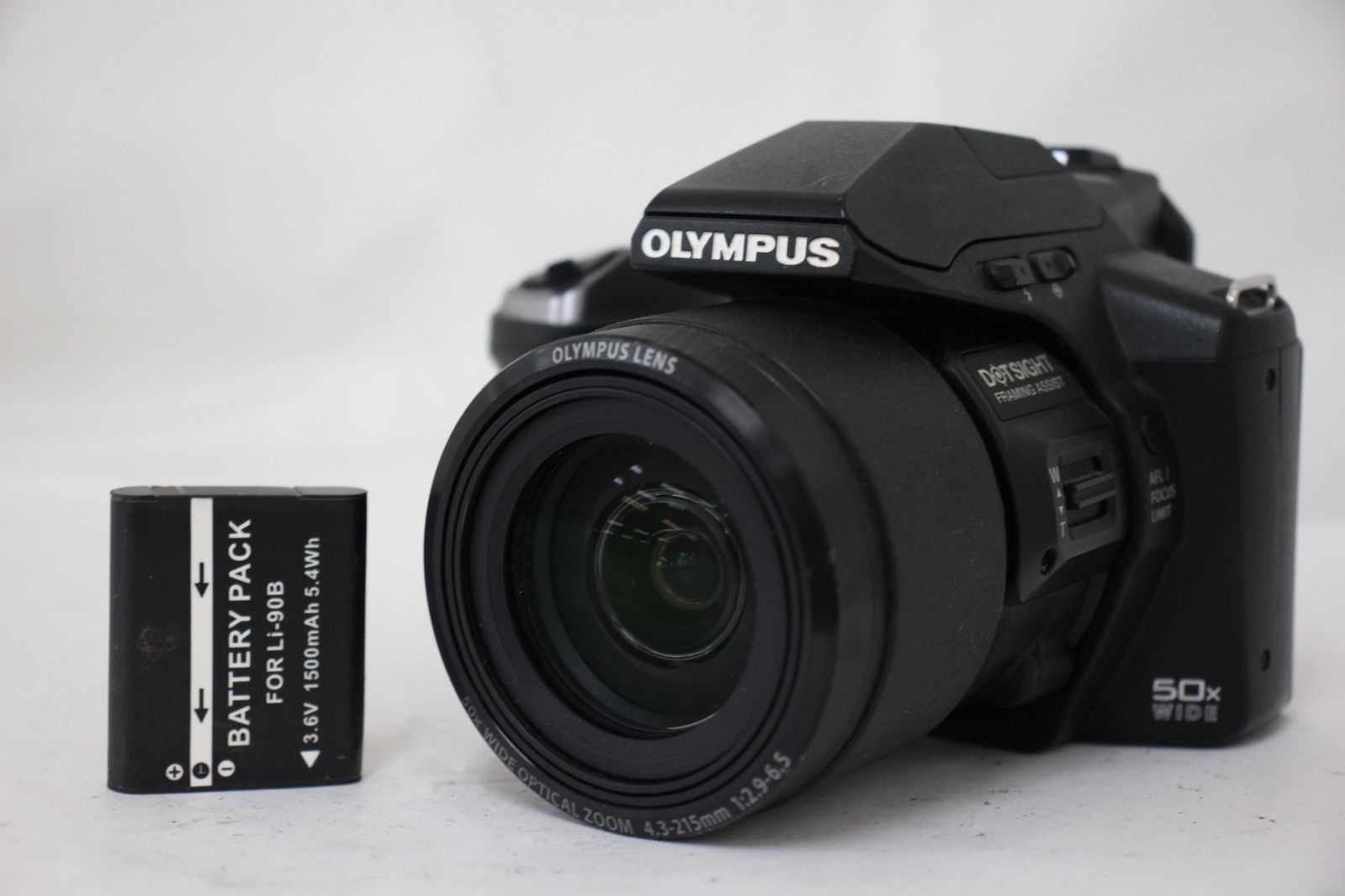 返品保証 オリンパス Olympus SP-100EE 50x バッテリー付き コンパクトデジタルカメラ e1137