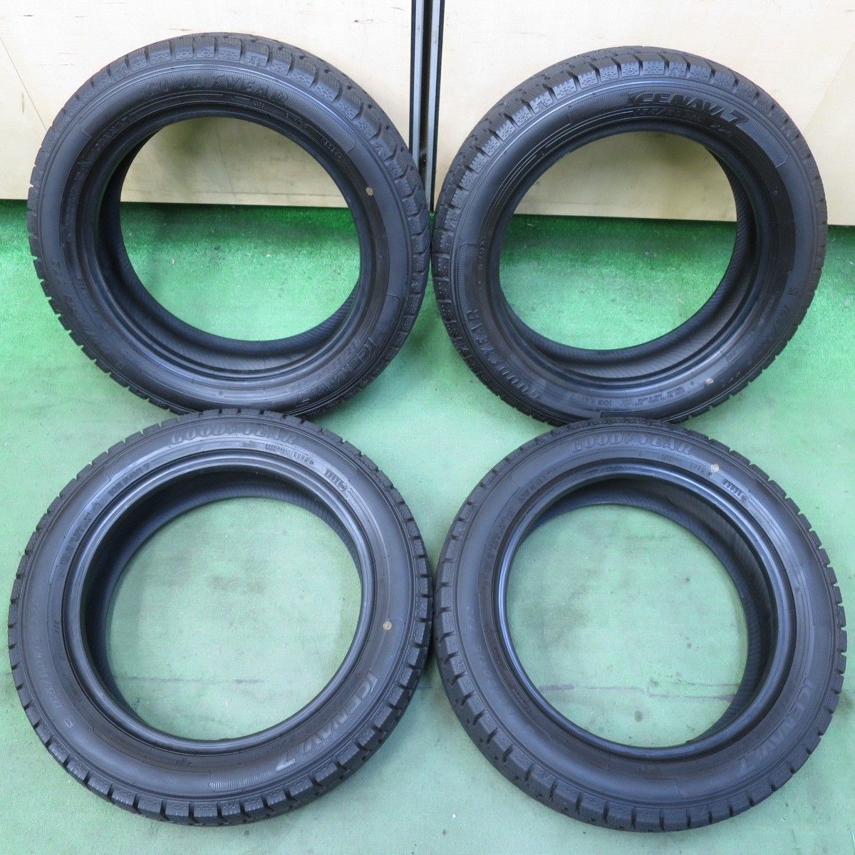 超バリ溝 24年 ほぼ10分 スタッドレス 165 60R15 グッドイヤー アイスナビ7 タイヤ 15インチ 軽サイズ デリカミニ ハスラー 等 5092206イスタ