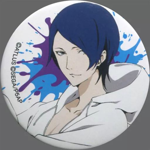 ペルソナ5・ザ・ロイヤル P5 喜多川祐介 フォックス 缶バッジ