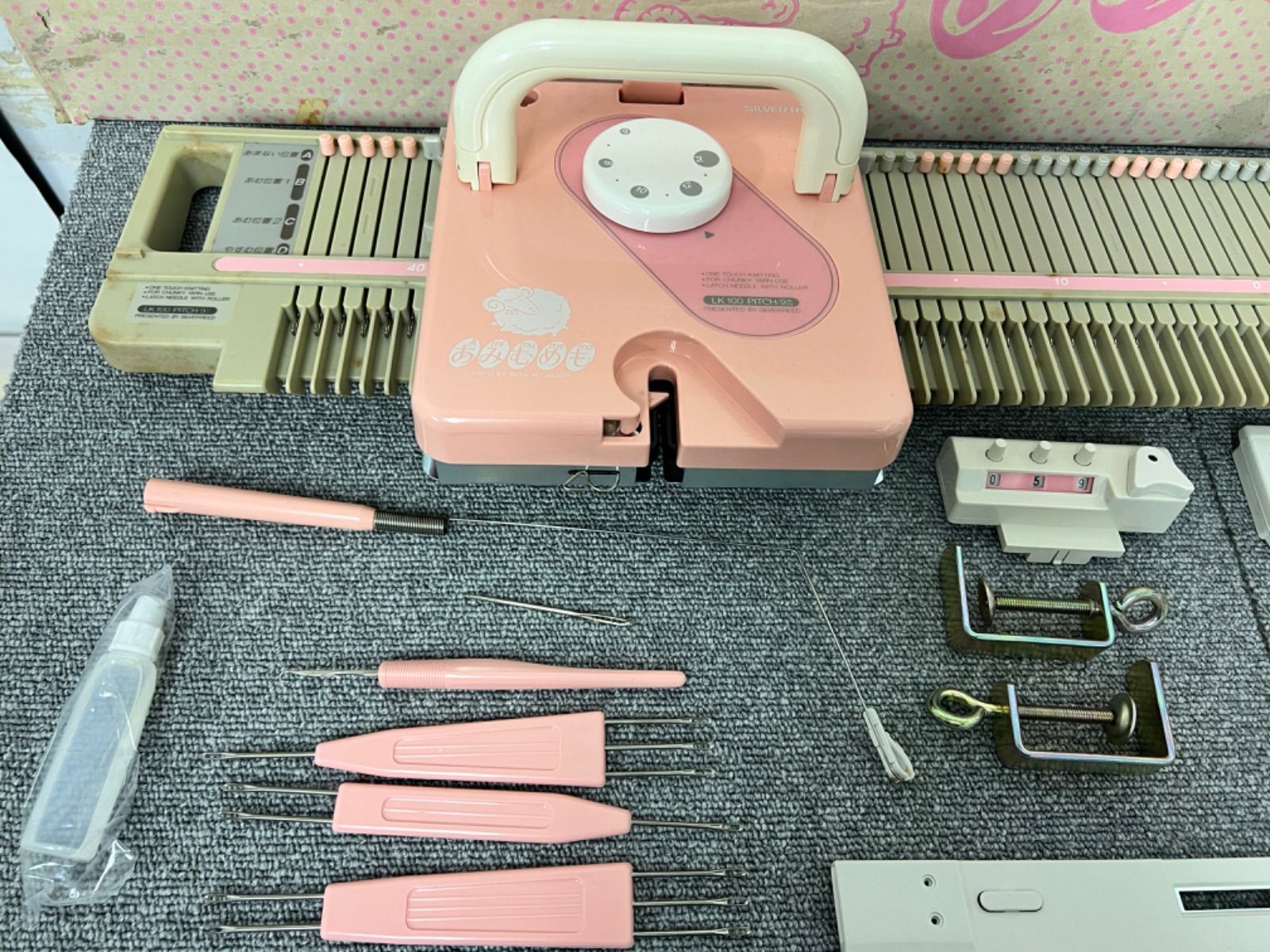 完品!編み機 シルバーリード あみむめも LK100 完品!編み機 シルバーリード あみむめも LK100