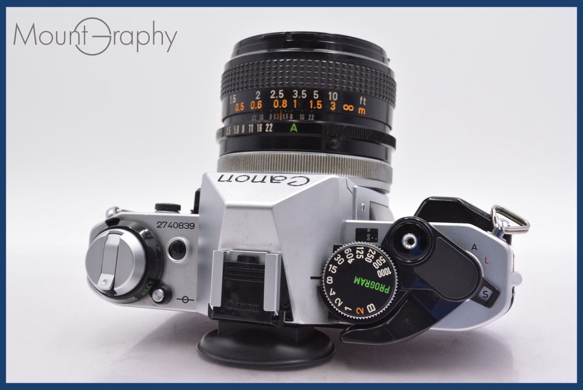  キヤノン Canon AE 1 PROGRAM FD 35 mm F 3 5 S C 同梱可 mj 5388 一眼レフカメラ(フィルム) フィルムカメラ