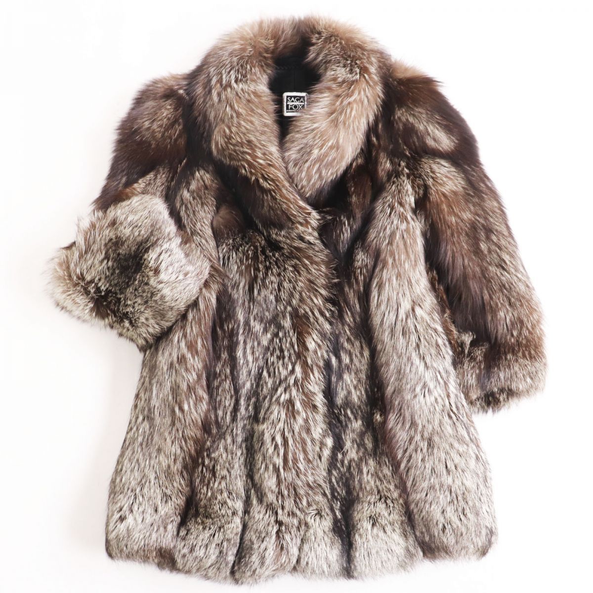 SAGA FOX グレー系 ファーコート 【公式通販】