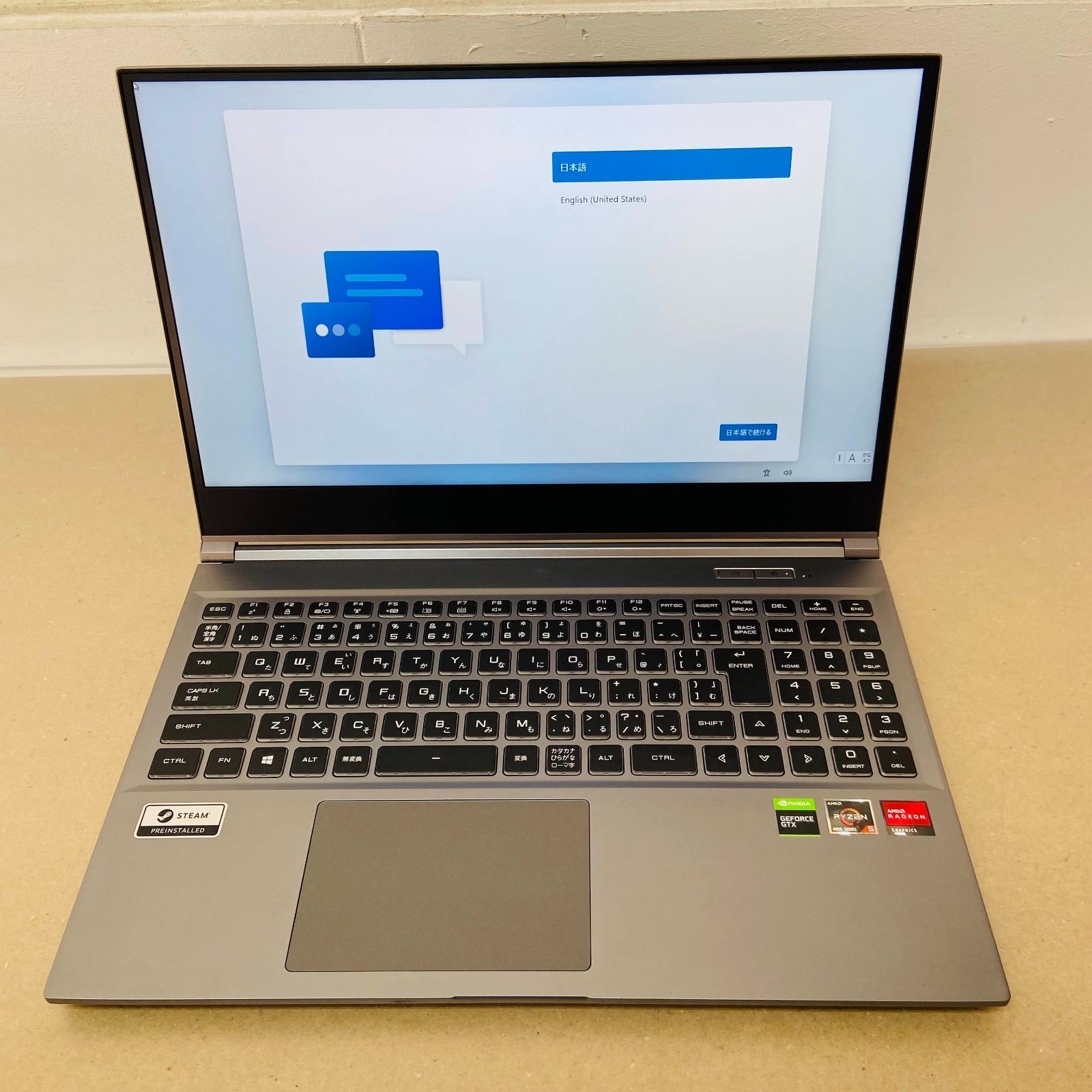 【返金保証】　初期化済み　美品　動作良好　GALLERIA  RL5R-G50T  Ryzen 5 4600H 16GB 　SSD 512GB　GTX 1650 Ti   C1085t　120サイズ発送