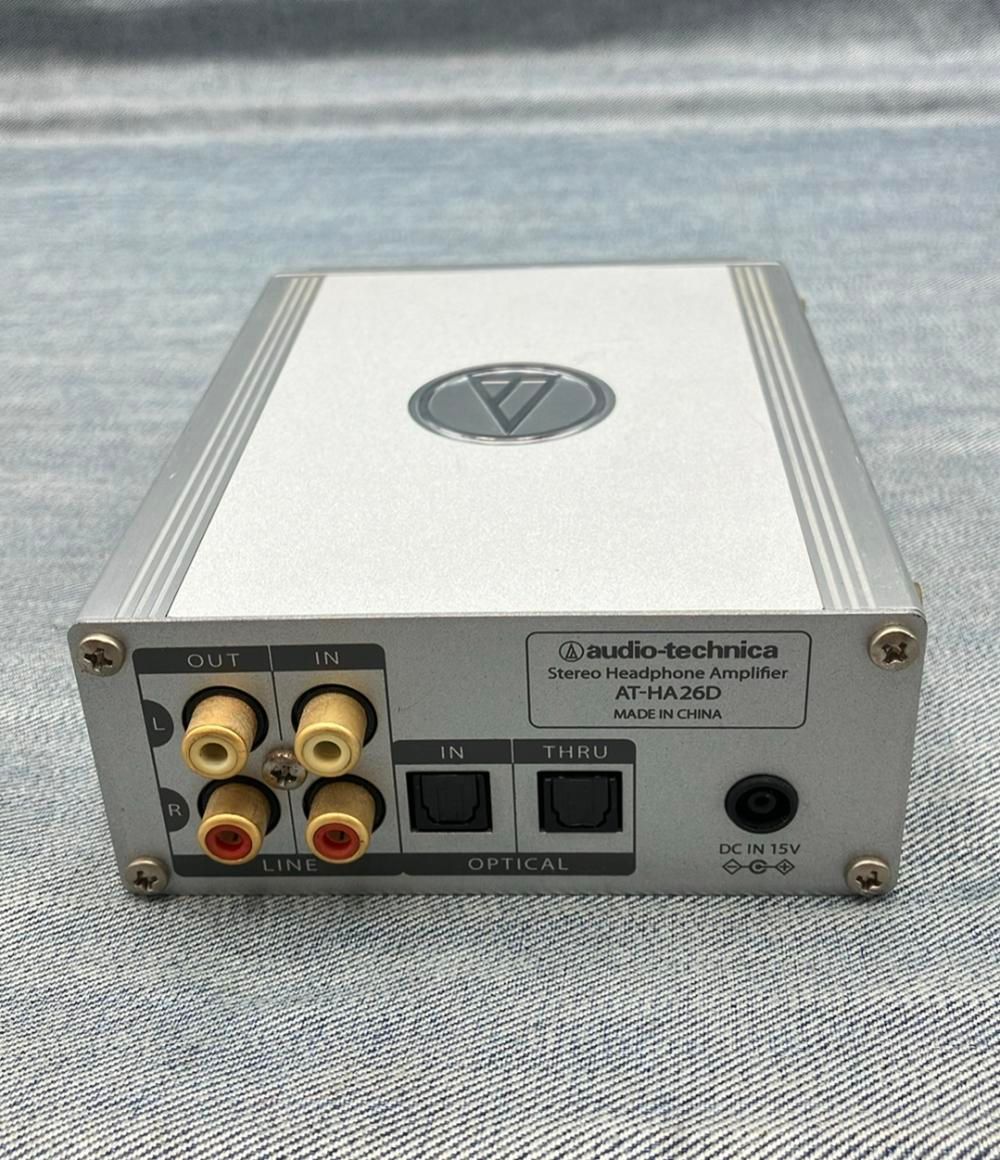 オーディオテクニカヘッドホンアンプAT-HA26D、美品！ オーディオ