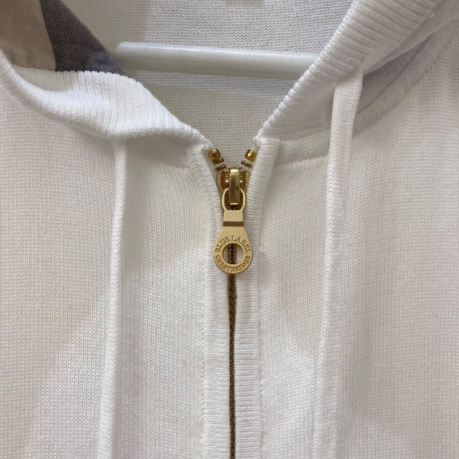 ブルーレーベルクレストブリッジ 長袖 スウェット ジップ