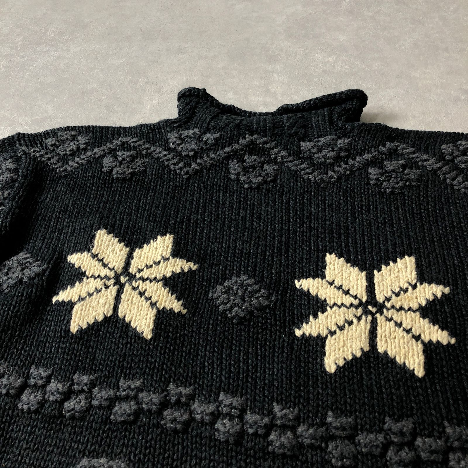 90年代 POLO SPORT ヴィンテージ USAフラッグ リネンコットン ニット 