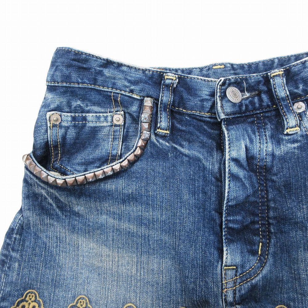 タイムセール 探し方 HYSTERIC 13ss GLAMOUR 刺繍 デニム ヒステリックグラマー パンツ