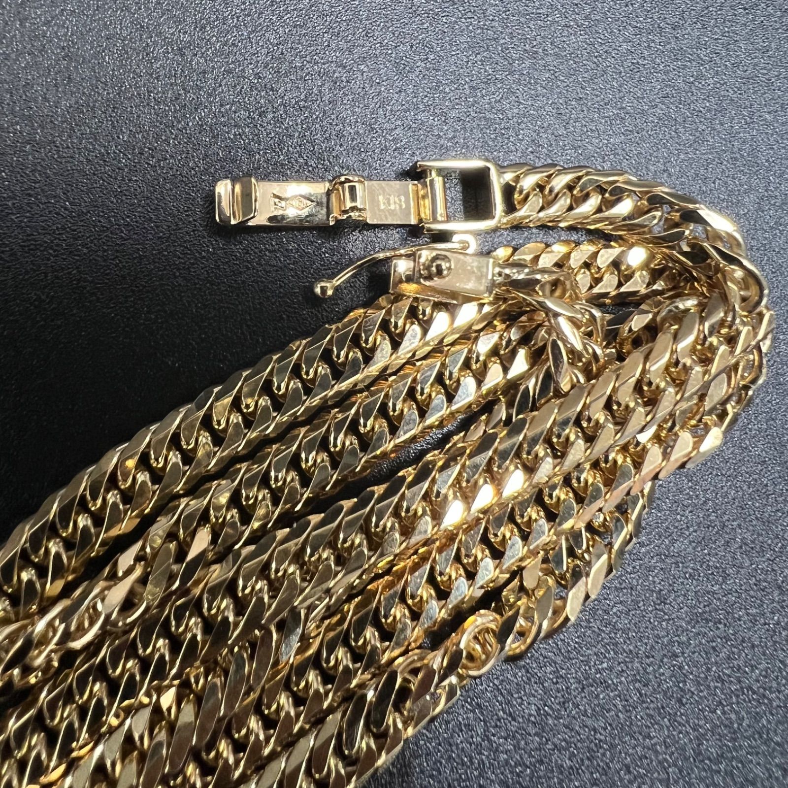 喜平ネックレス K18 18金 750 6面ダブル 30.2g 50cm 4.4mm キヘイ チェーン
