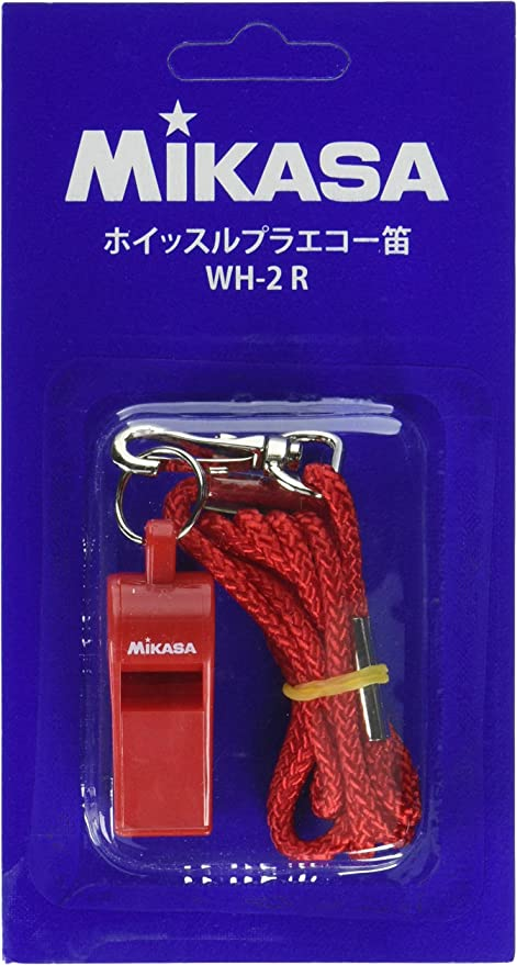 一部即納 MIKASA  ミカサ バレーボールグッズ ホイッスル（コルクありタイプ）審判用品  笛  パルマスター レフリーアイテム
