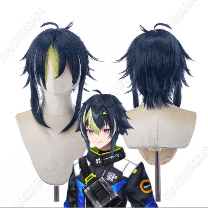 ウィッグ付き バーチャルYouTuber にじさんじ YouTube 伊波ライ いなみらい Inami Rai キャラクター コスプレ 衣装 ハロウィン クリスマス 可愛い 変装 仮装 舞台服 演出服 大人 子供 cosplay