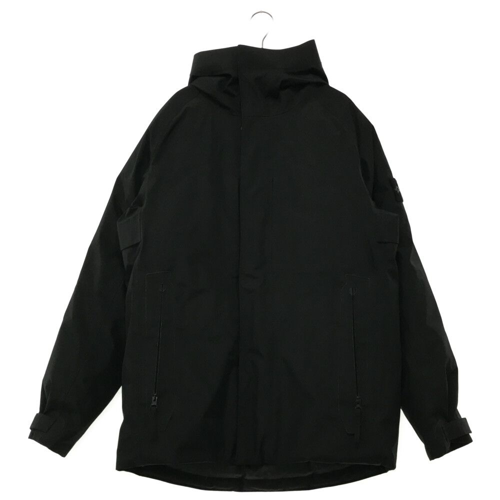 STONE ISLAND (ストーンアイランド) 3L GORE-TEX IN RECYCLED POLYESTER DOWN 771541926  3Lゴアテックス イン リサイクルポリエステル パファージャケット ブラック - メルカリ