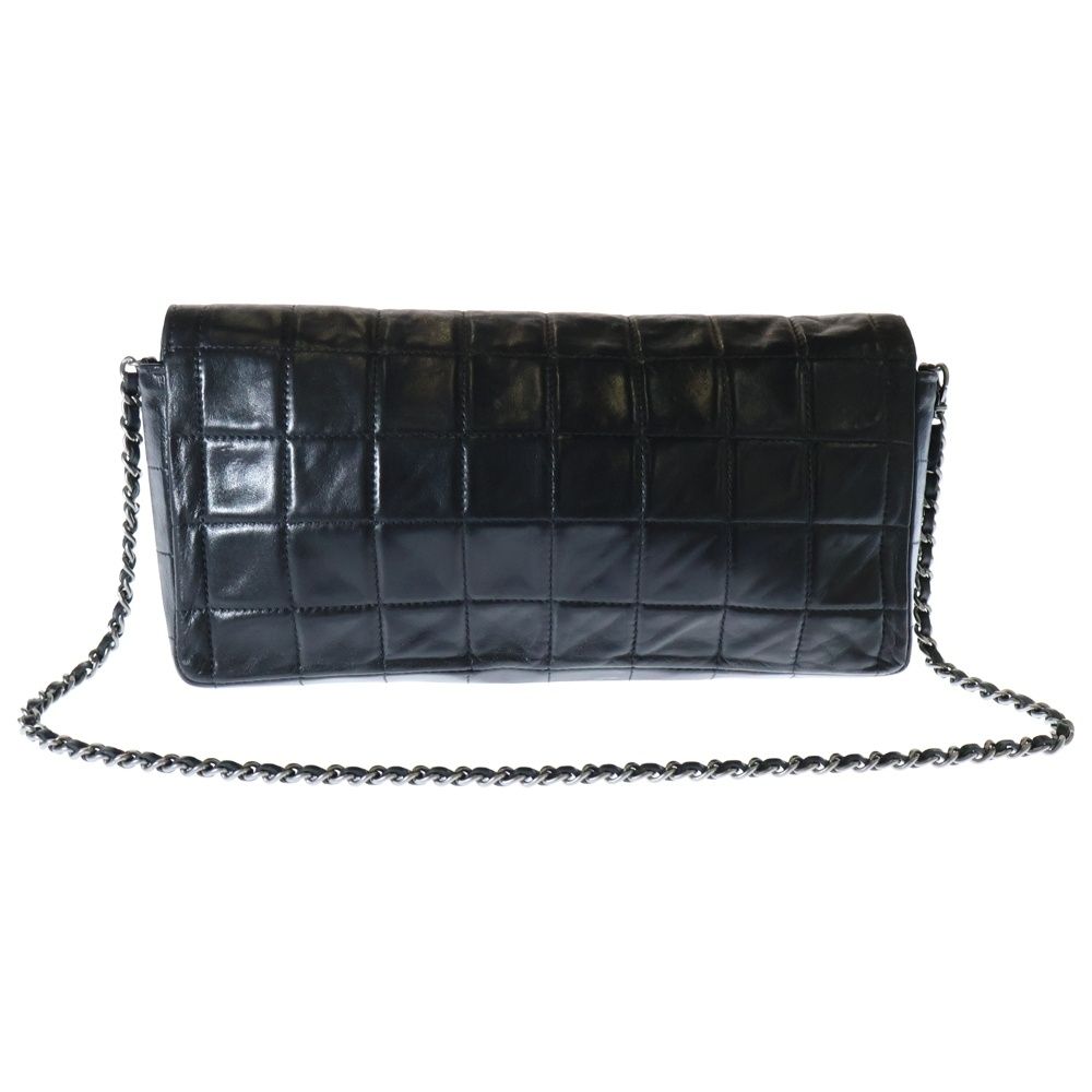シャネル チョコバー カーフィアスキン バッグ CHANEL シャネル チョコバー トートバッグ ロゴ ショルダー