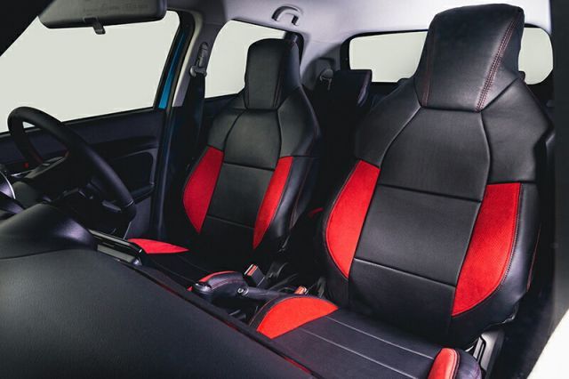 G-Bring ZC33S スイフトスポーツ H29 9- 用スポーツシートカバー ブラック&レッド スウェード調