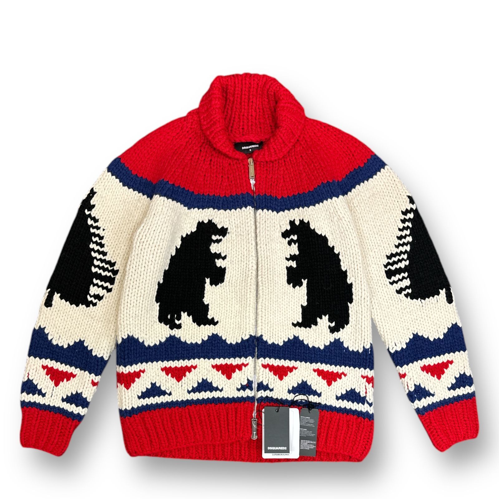 DSQUARED2 ディースクエアード 21AW ヘビーウェイト カウチンニット 