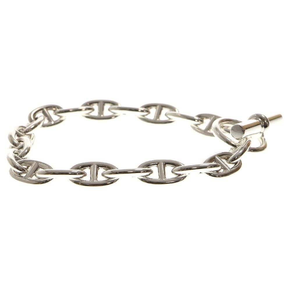 HERMES シルバーチェーンブレスレット エルメス シルバーブレスレット