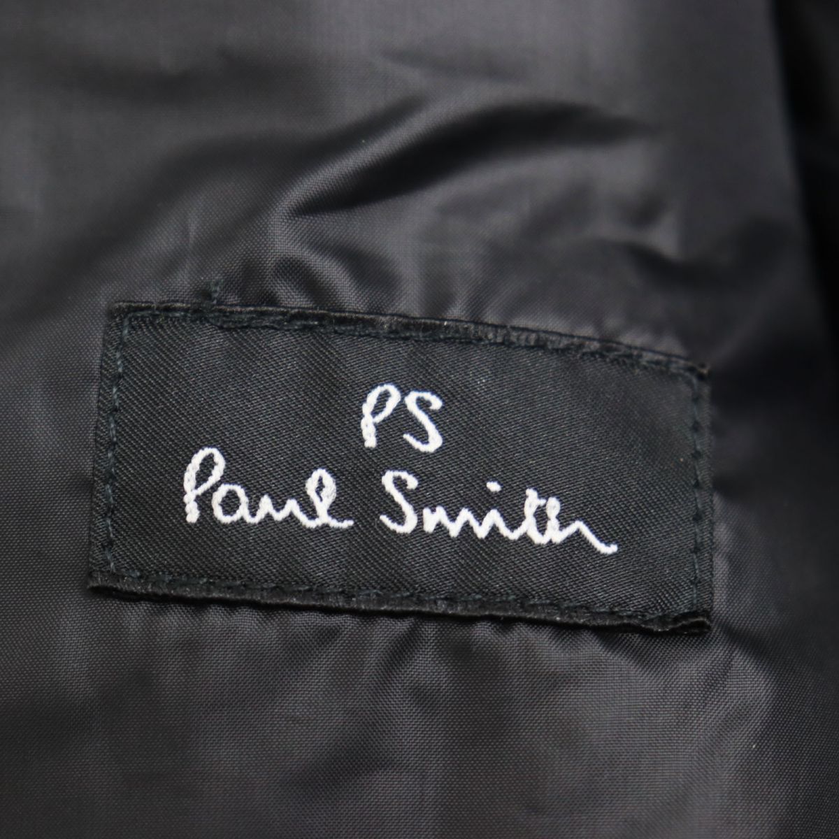 美品○PS Paul Smith ポールスミス フランス産ダウン使用 フード付き