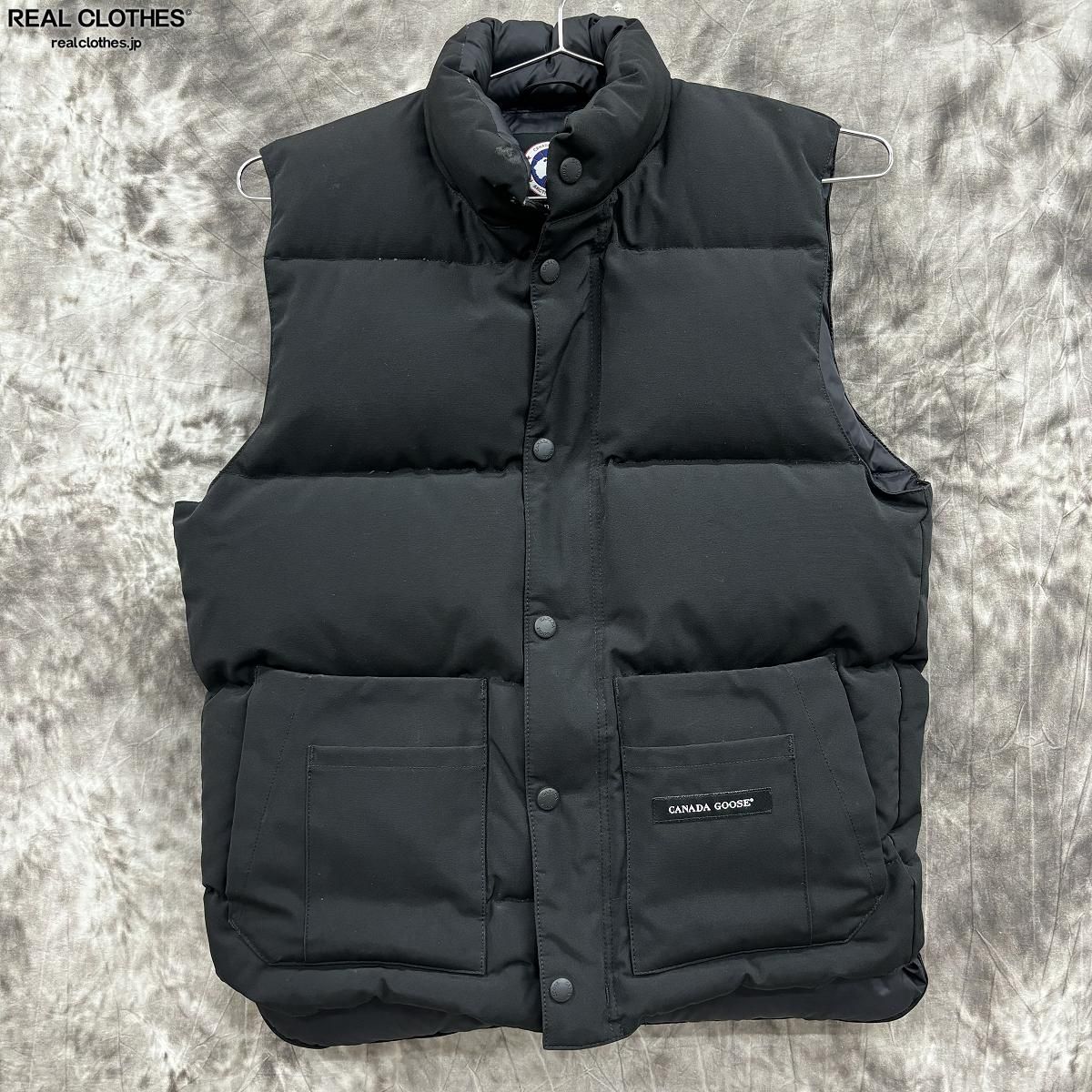 【JPタグ】CANADA GOOSE/カナダグース Windsor Vest/ウィンザーダウンベスト 4131JM/ブラック/S