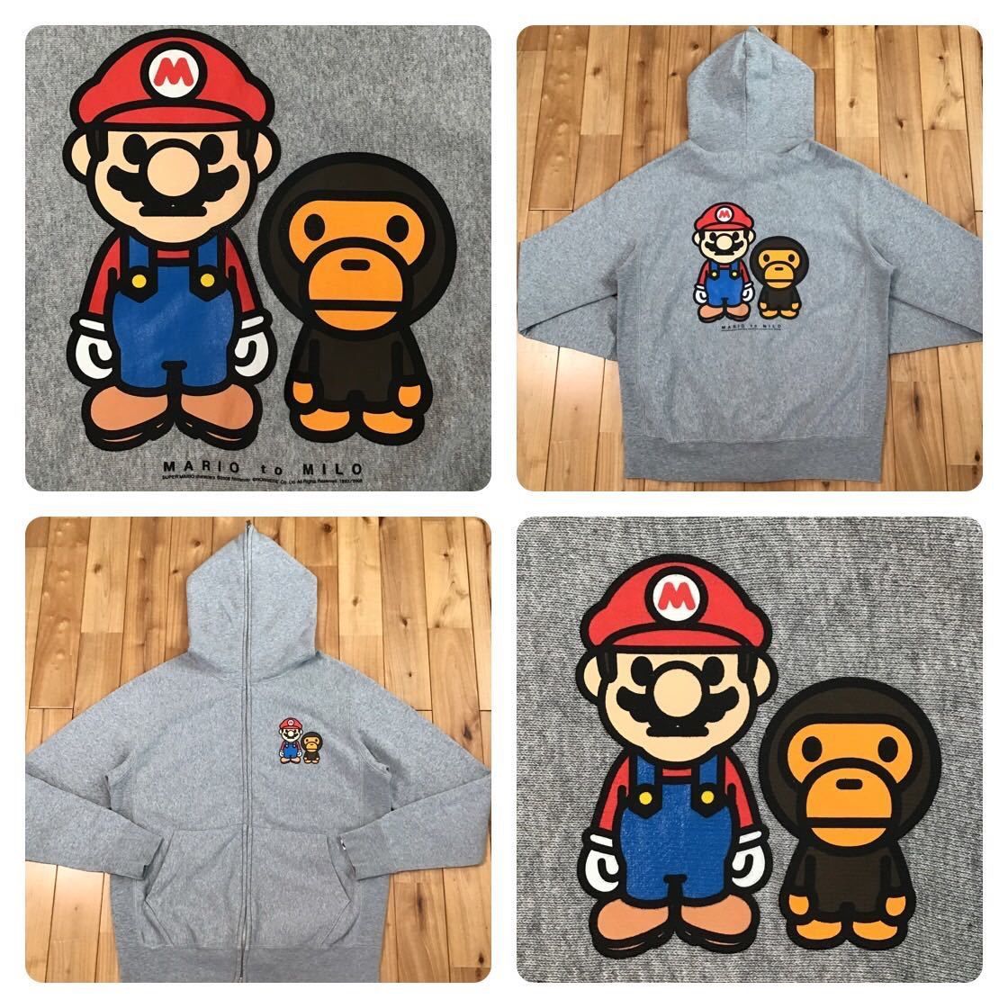 BAPE×Nintendo マリオ マイロジップパーカー000000007738 - メルカリ