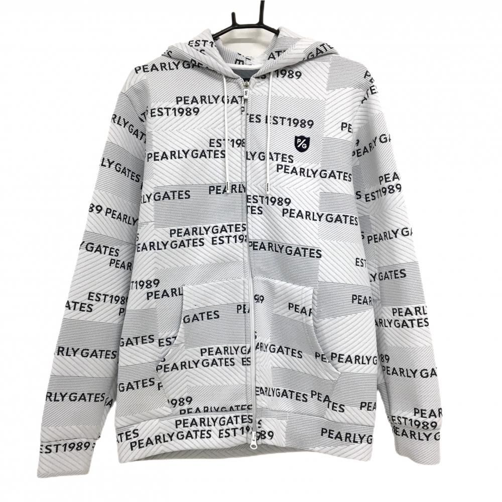 パーリーゲイツ ブルゾン 4 ネイビー×ホワイト タフレックス×サーモ