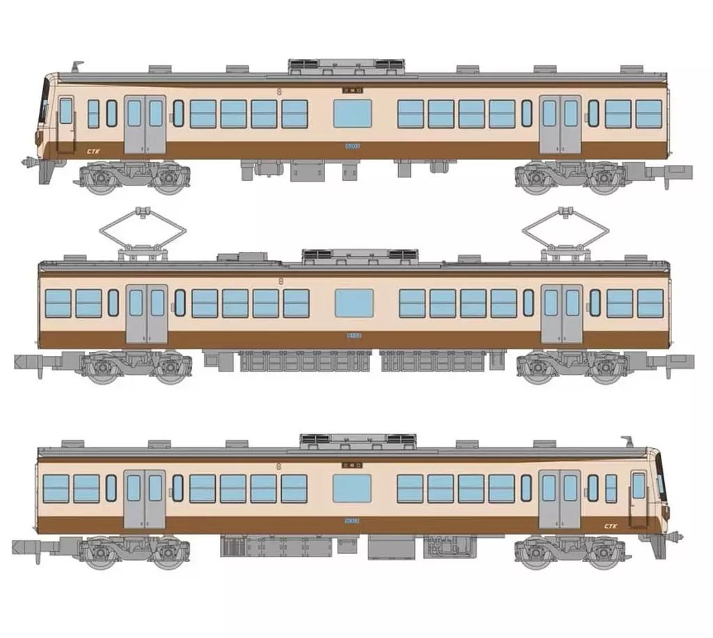 鉄道模型 1|150 秩父鉄道6000系旧300系リバイバルカラー3両セット 鉄道コレクション 335412