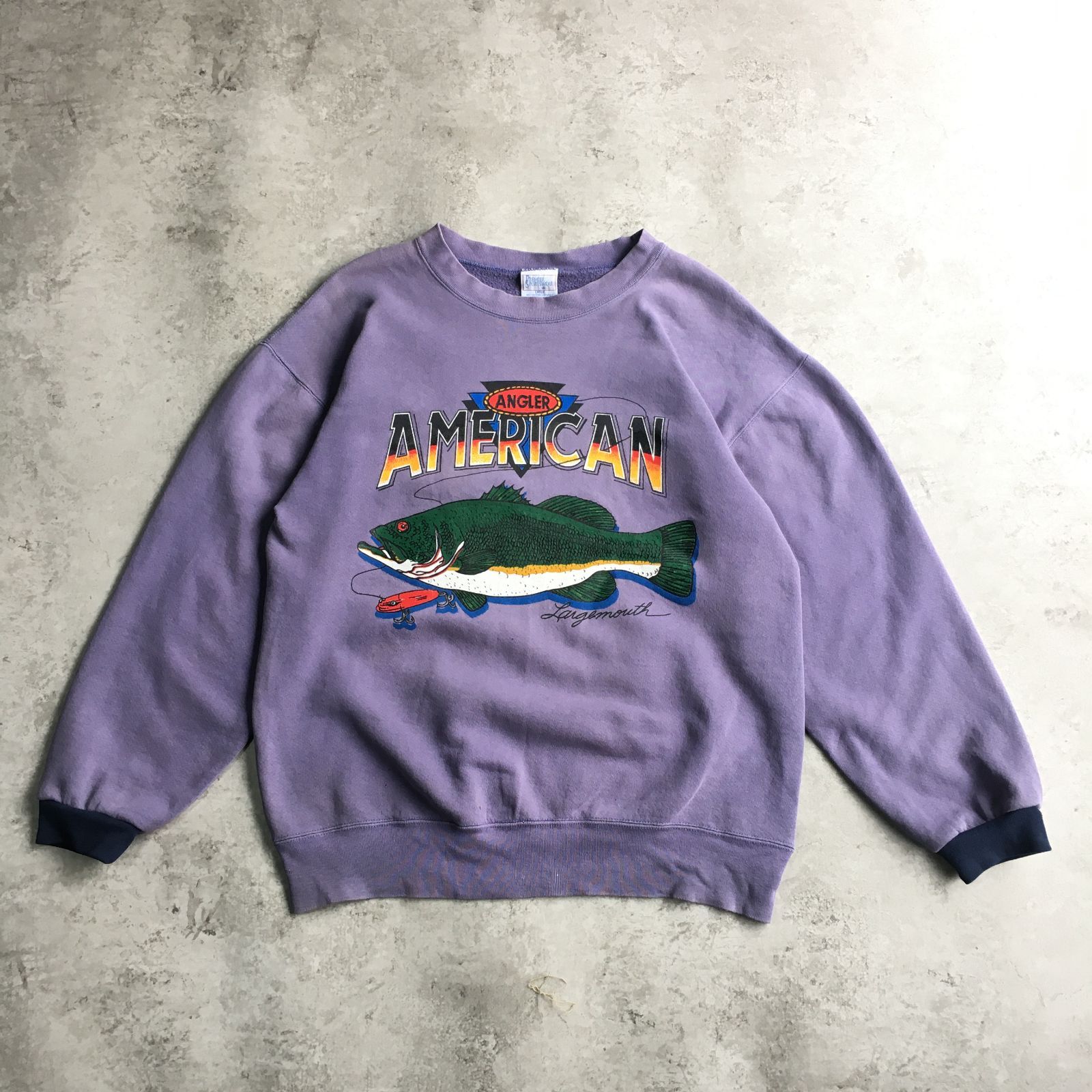 90s USA製 PREMIER SPORTSWEAR Black Bass Printed Sweatshirt プレミア スポーツウェア ブラックバス  スウェット フィッシング - メルカリ