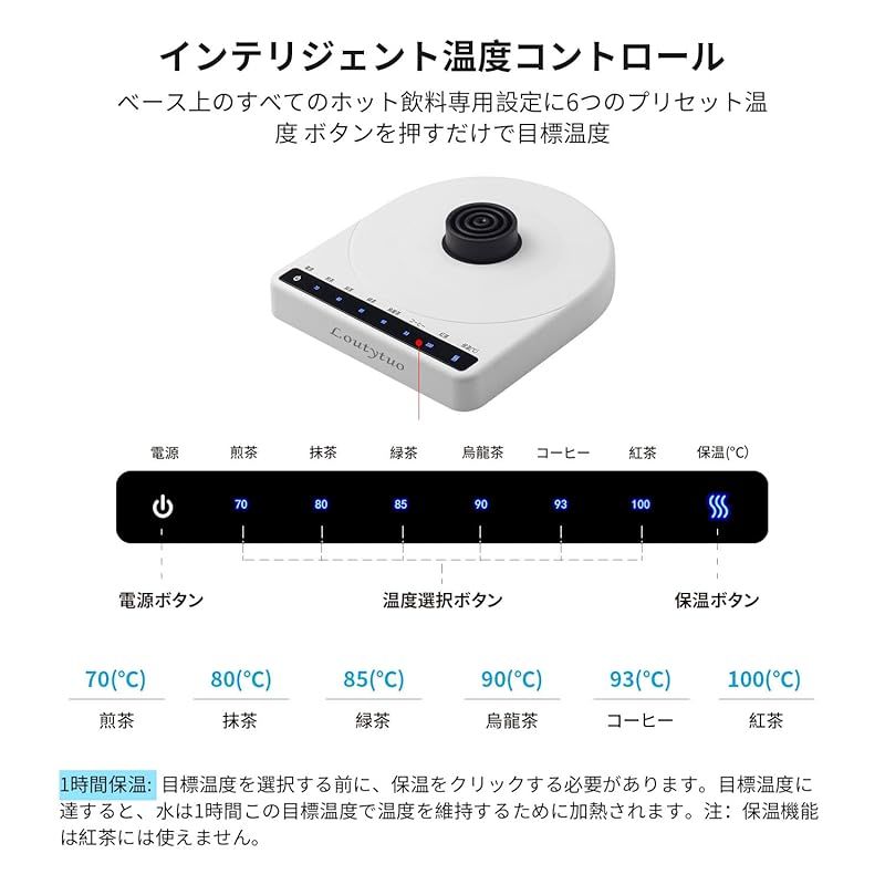 オートシャットオフ＆ボイルドライ保護＆保温 555ML