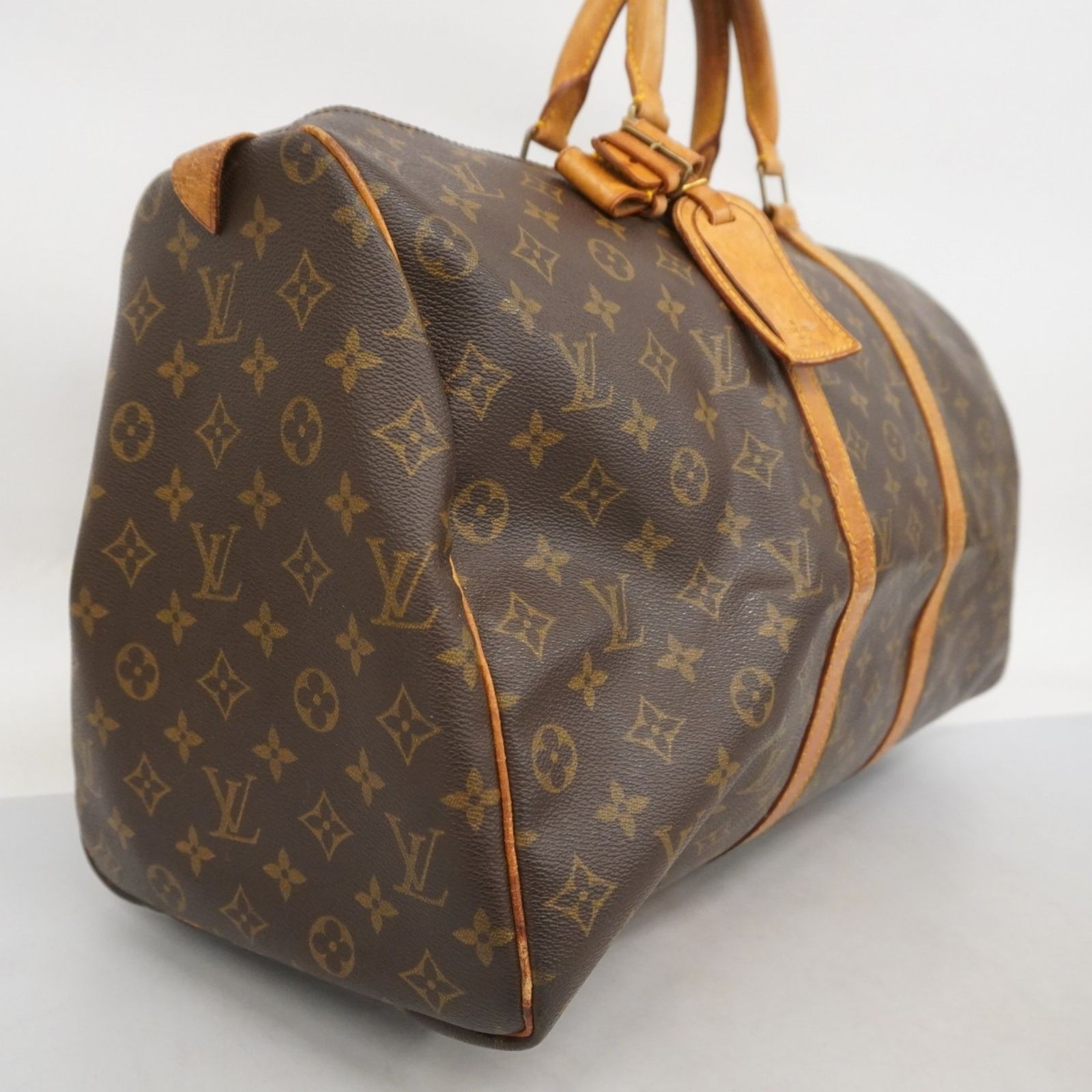 Louis Vuitton ボストンバッグ ブラウン　ルイビトン　モノグラム ルイヴィトンサックスープル35 ハンドバッグ 14145 ブラウン
