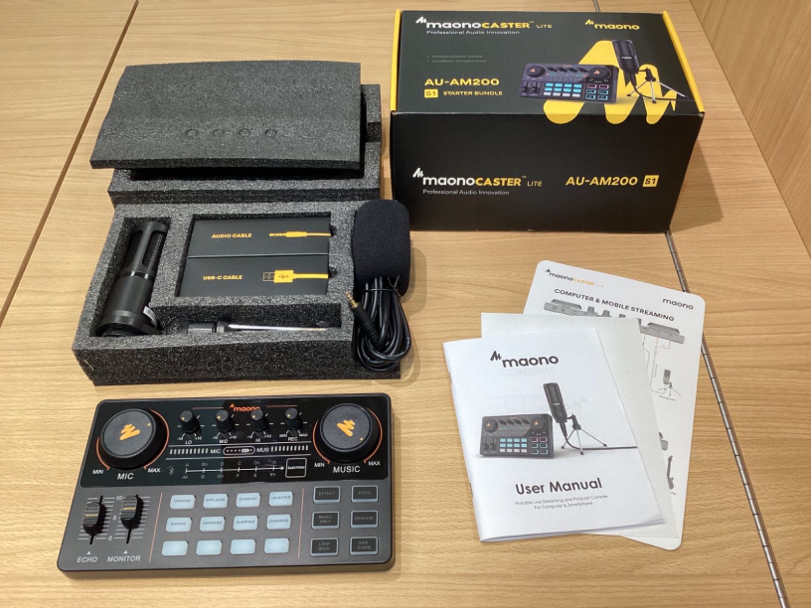 maono AU-AM200 オーディオインターフェース 楽天市場】公式 MAONO オーディオインターフェース オーディオ