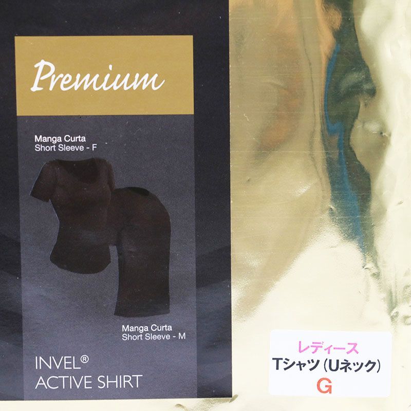 新品未使用 インヴェル Invel プレミアム レディース Tシャツ Uネック