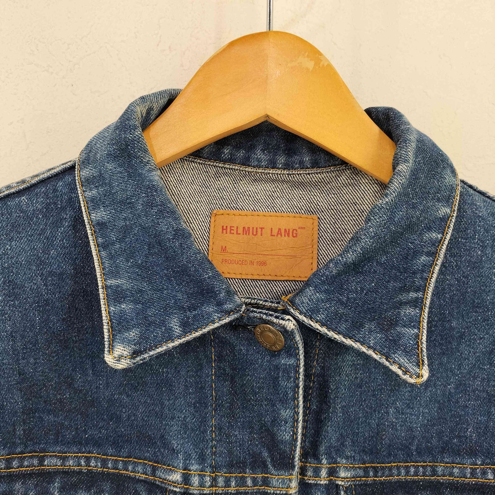 【美品】 ヘルムートラング 本人期 デニムジャケット 44 ヘルムートラング HELMUT LANG 本人期 GTRタグ デニムジャケット