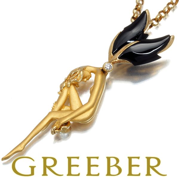 カレライカレラ ネックレス オニキス ダイヤ ダイヤモンド ポモナ 妖精  