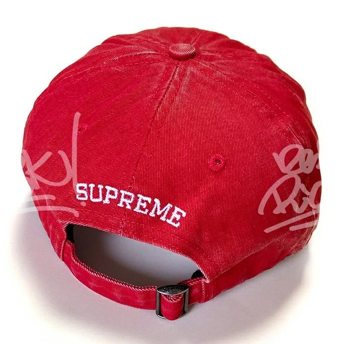 【Supreme】Pigment Coated S Logo 6-Panel レッド【se1382r】 Buy Supreme Pigment Coated S Logo 6 Panel 'Red' - SS25H24