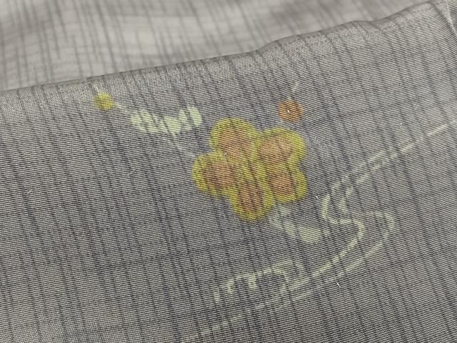 平和屋着物○長襦袢 無双仕立て 流水枝梅文 正絹 逸品 AAAW9204zg