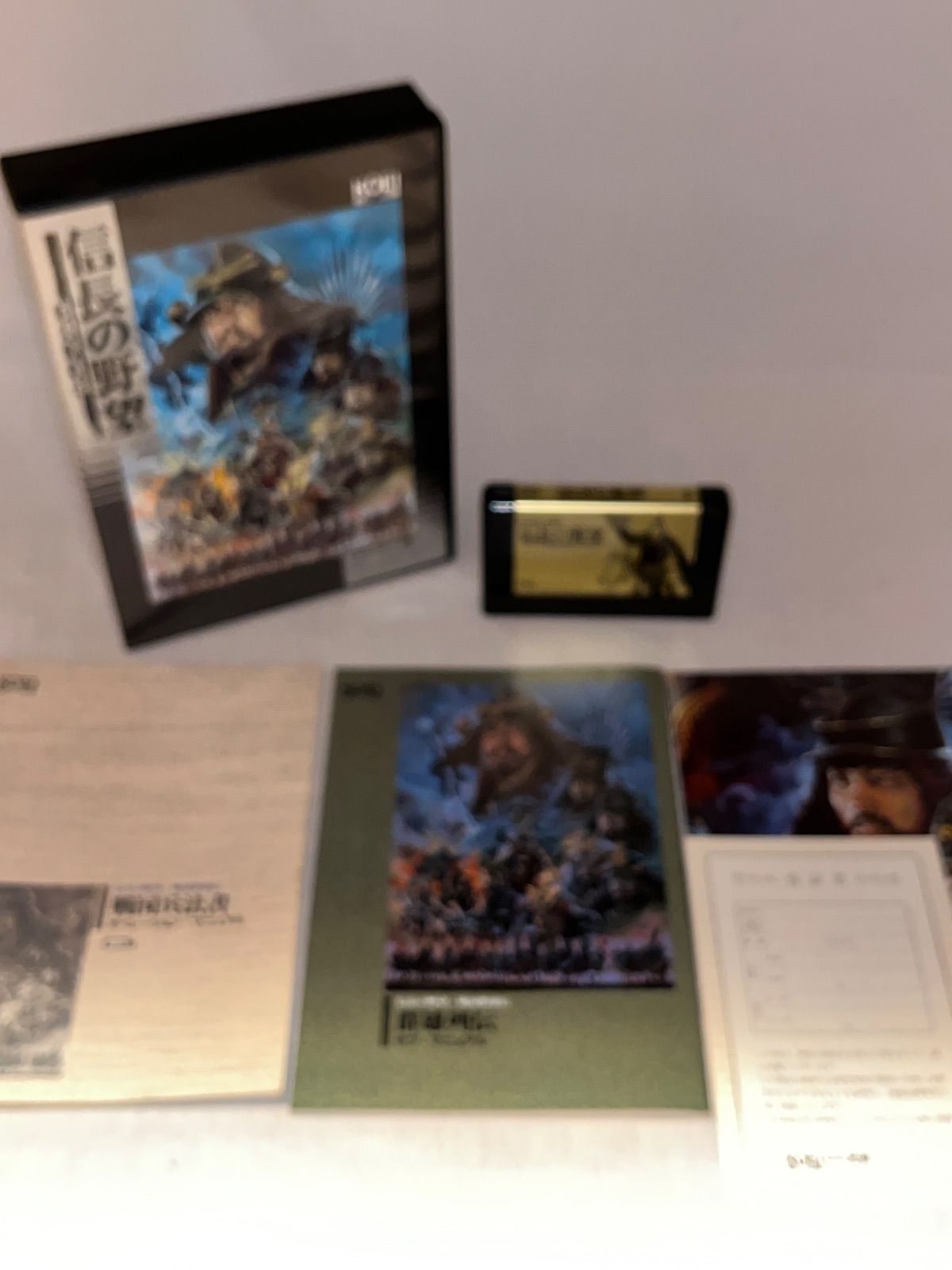 MSX2 ソフト 4メガROMカートリッジ 2本セット①信長の野望②三国志 MSX2 ソフト 4メガROMカートリッジ 2本セット①信長の野望②