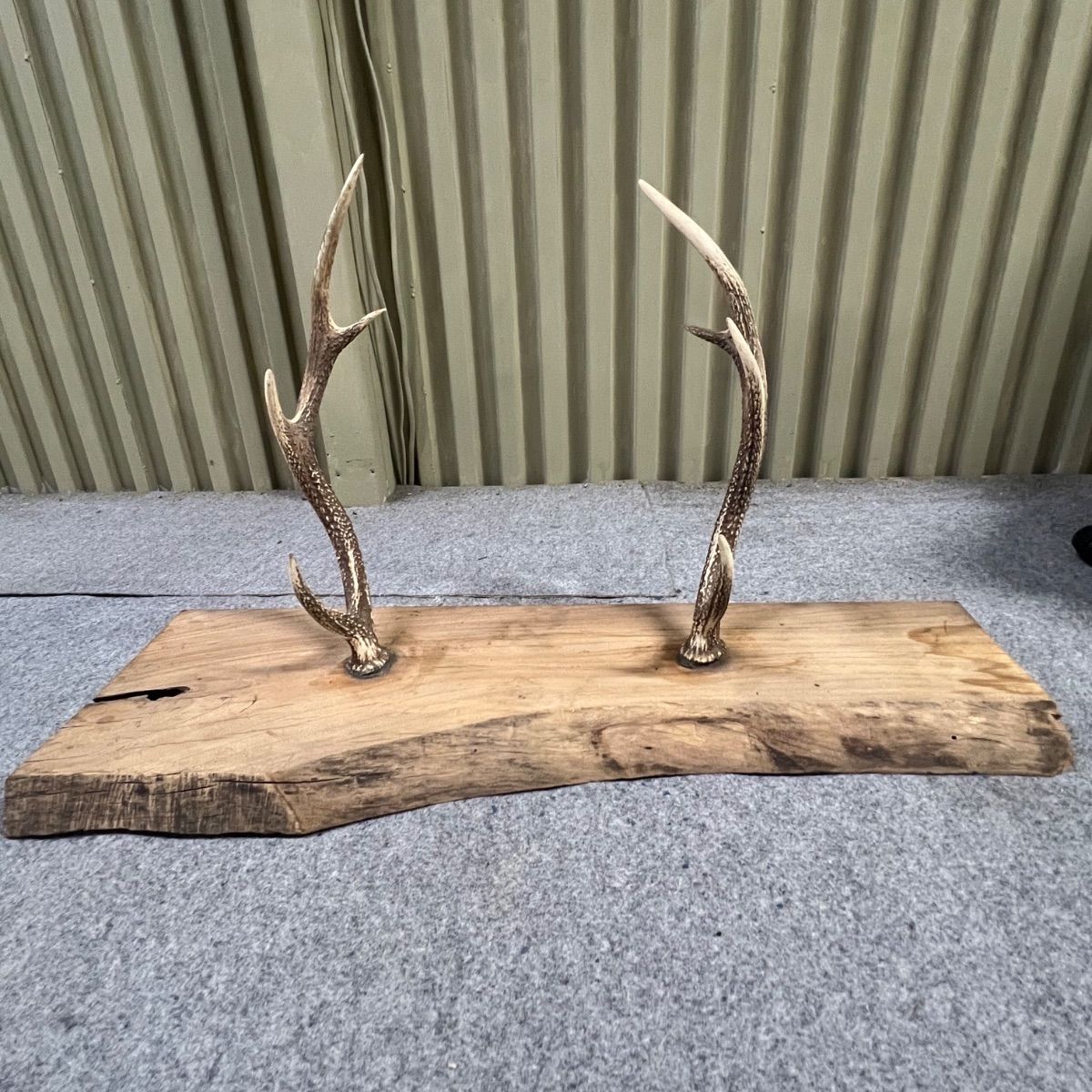 アイヌ マキリ メノコ 伝統的鹿骨彫刻製 鹿の角 彫刻