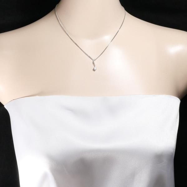 PT900 PT850 ネックレス ダイヤ 約0.30ct SI1 鑑定書 総重量約4.7g 約