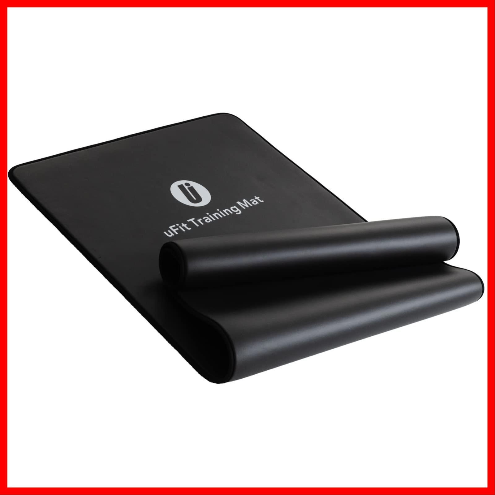日本 メーカー uFit Trainingmat トレーニングマット 10mm 15mm 厚め 90cm*200cm 幅広 大きめ 痛くない 滑らない PVC 防音 防水 プロアスリート 水谷隼 愛用