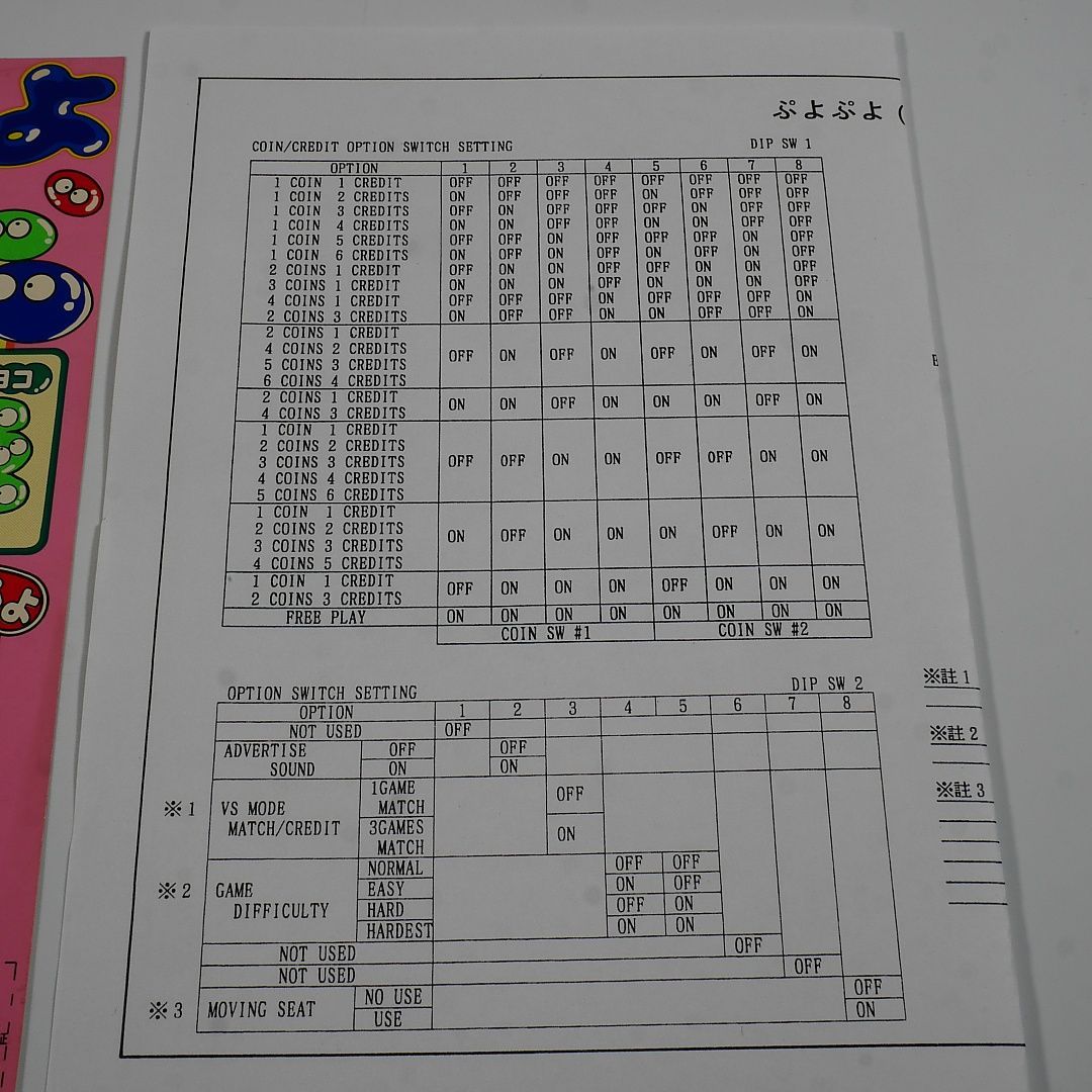 純正インスト+取扱説明書 ぷよぷよ SEGA 出品643 - メルカリ
