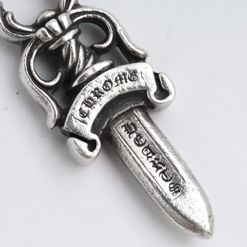 ラージダガー ペンダント ダガー ダブルダガー シルバー925 CHROME HEARTS ダガーペンダント シルバー ラージダガー ペンダント