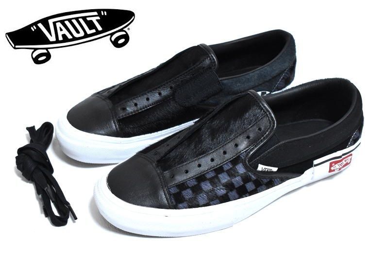 新品 VANS VAULT SLIP-ON CAP LX【PONY CHECKERED】【27cm】【28cm 