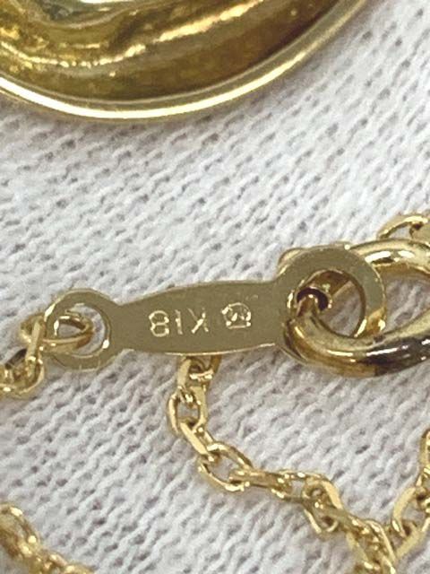 MIKIMOTO☆K18YGベビーパールペンダントネックレス☆仕上げ磨き