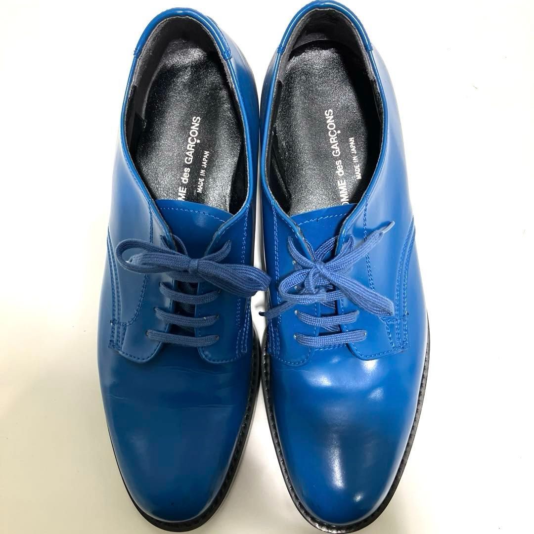 コムデギャルソン COMME des GARCONS プレーントゥレザーシューズ