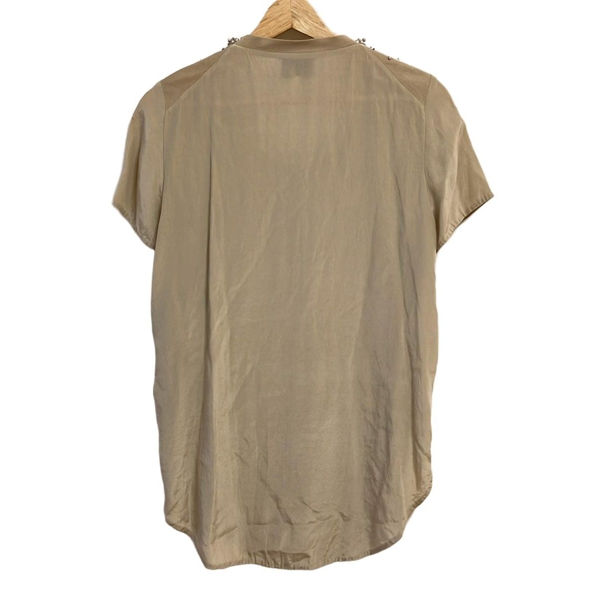 3.1 Phillip lim スリーワンフィリップリム 半袖カットソー サイズ0 XS レディース - ベージュ ビジュー