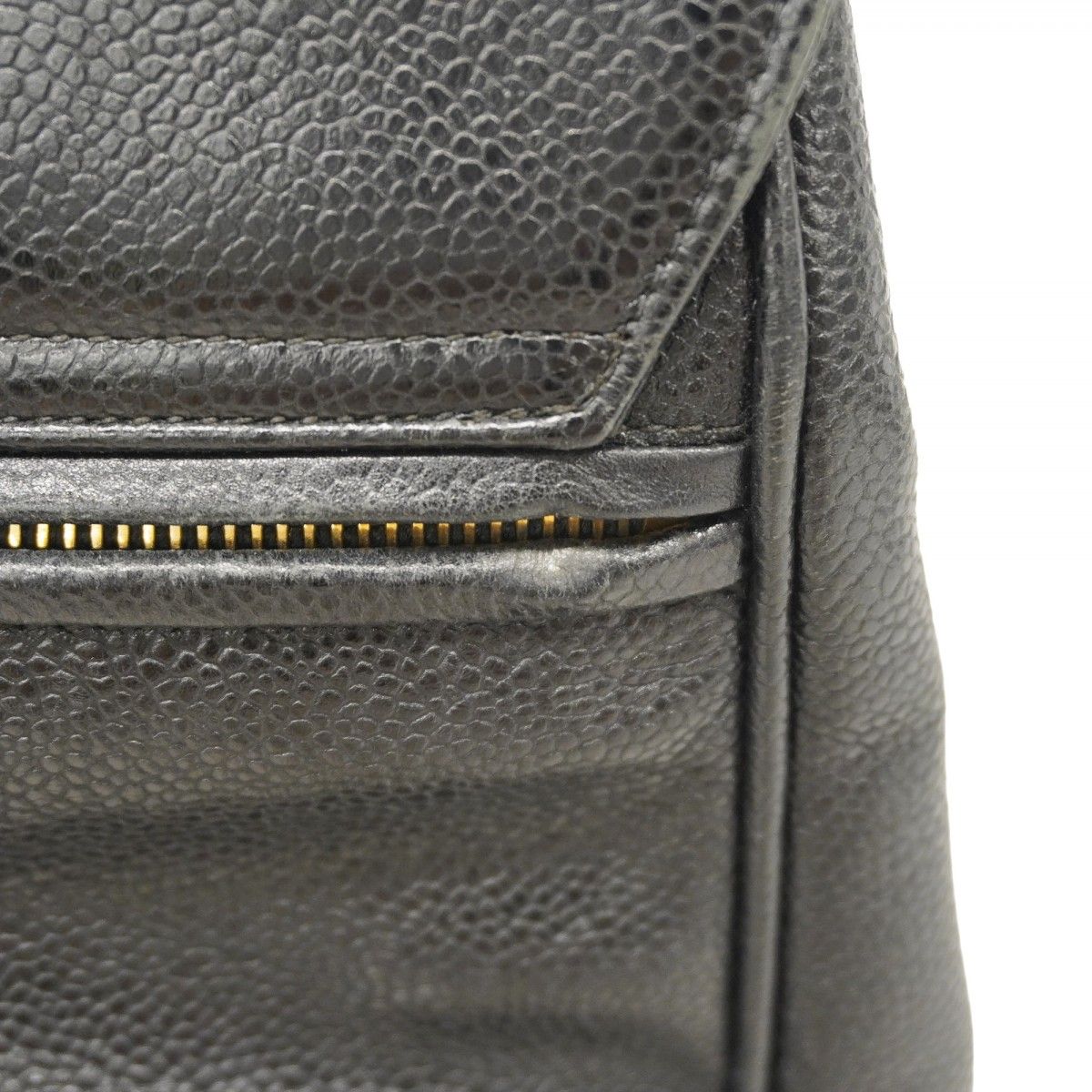 キャビアスキン ブラック