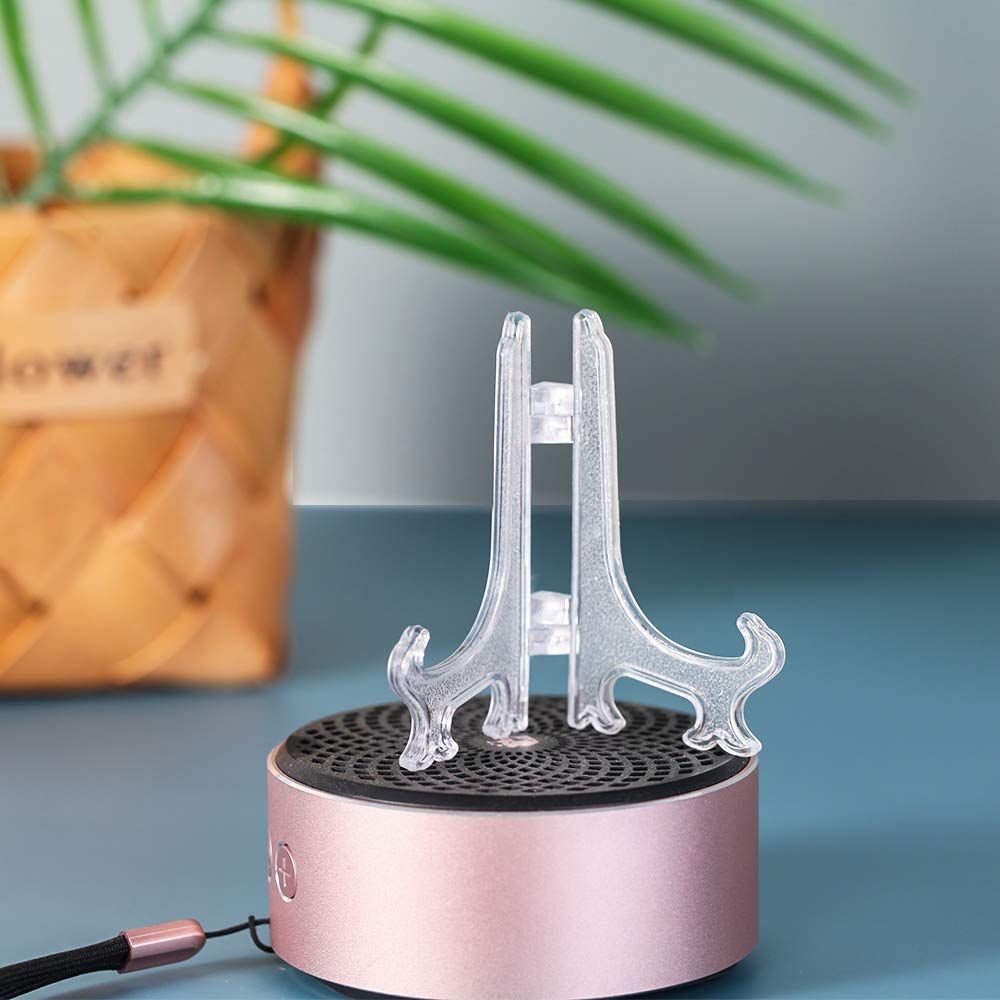 在庫セール】プラスチックプレートスタンド 皿立 写真立て 本立て 透明