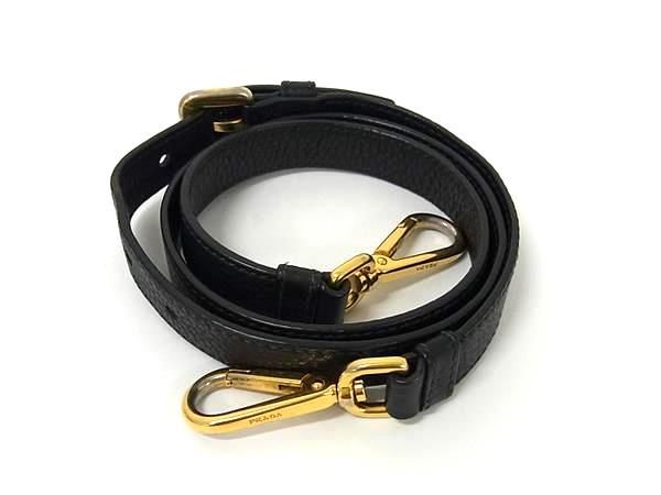 □美品□ PRADA プラダ レザー ショルダーストラップ ショルダー