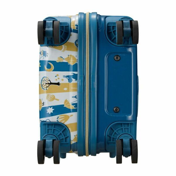 ムーミン 80周年記念 ジッパータイプ スーツケース Sサイズ (ブルー