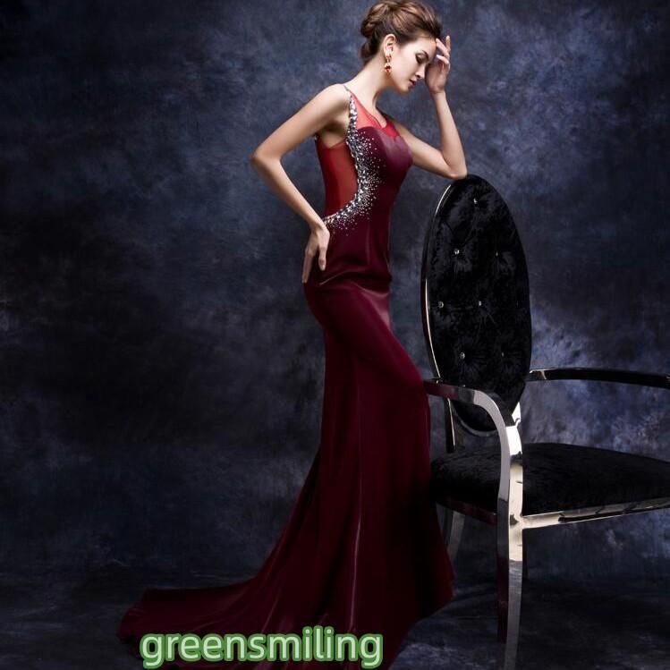 マーメイドドレス カラードレス ロング 安い カクテルドレス 演奏会 フォーマル 結婚式 イブニングドレス 二次会 パーティードレス 発表会 花嫁 コンサート