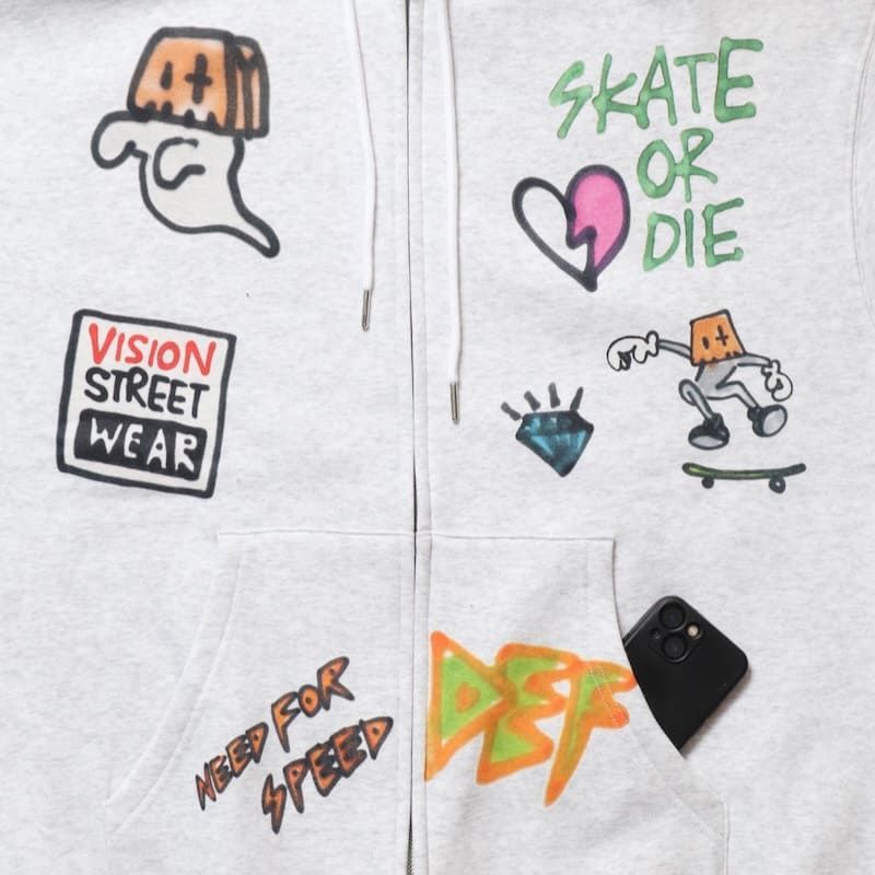 新品 メンズ vision street wear ヴィジョンストリートウェア guernika