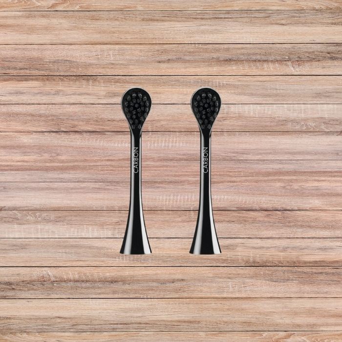 クラプロックス 電動歯ブラシ 替えブラシ ブラックイズホワイト デュオ 2本入り CURAPROX BLACK IS WHITE DUO 大人用 スイス製 歯ブラシヘッド ホワイトニング 超やわらか 細毛 歯磨き 美白 口臭ケア むし歯 予防